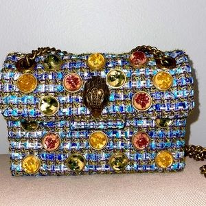 Blue Kurt Geiger night bag